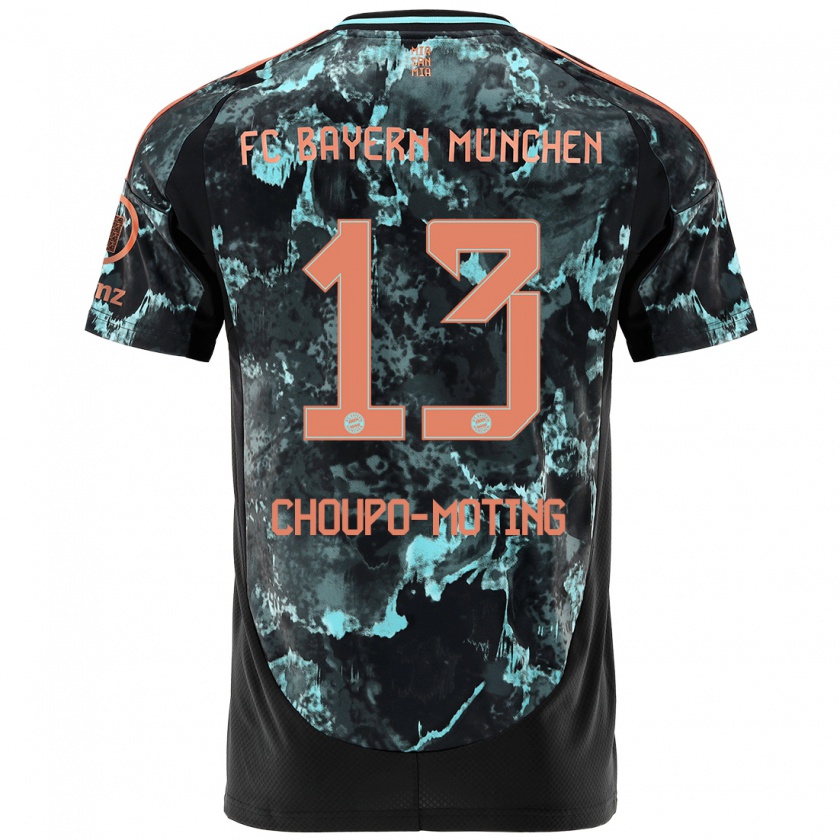 Kandiny Heren Eric Maxim Choupo-Moting #13 Zwart Uitshirt Uittenue 2024/25 T-Shirt