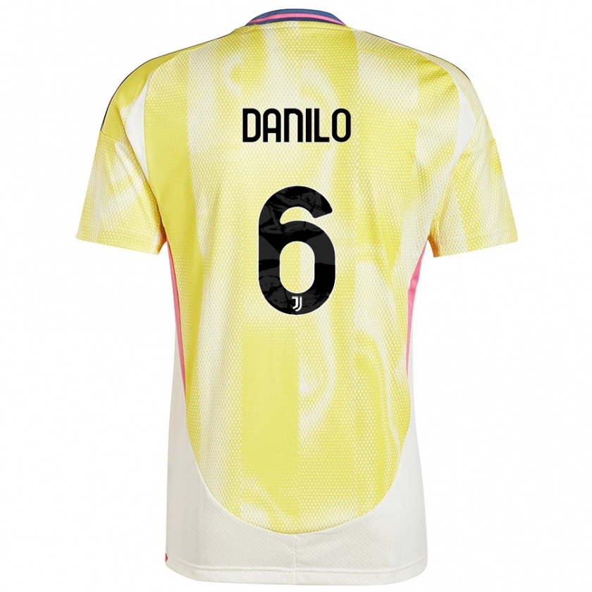 Kandiny Heren Danilo #6 Zonnig Geel Uitshirt Uittenue 2024/25 T-Shirt