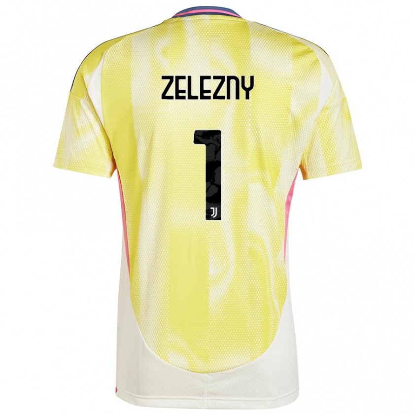 Kandiny Hombre Camiseta Radoslaw Zelezny #1 Amarillo Solar 2ª Equipación 2024/25 La Camisa