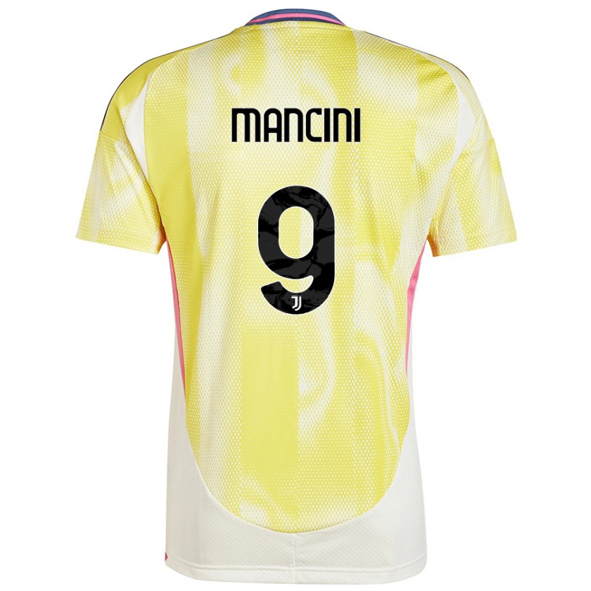 Kandiny Uomo Maglia Tommaso Mancini #9 Giallo Solare Kit Gara Away 2024/25 Maglietta