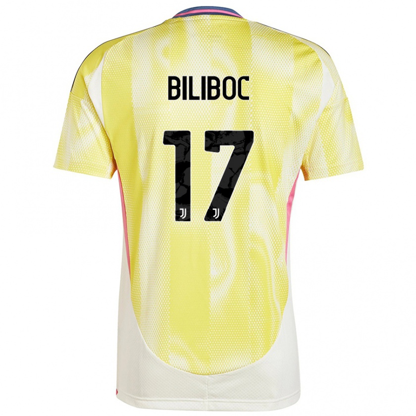 Kandiny Herren Lorenzo Biliboc #17 Solargelb Auswärtstrikot Trikot 2024/25 T-Shirt Österreich