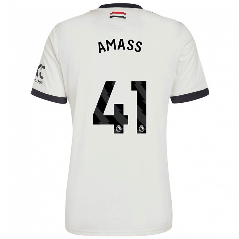 Kandiny Uomo Maglia Harry Amass #41 Bianco Sporco Kit Gara Third 2024/25 Maglietta