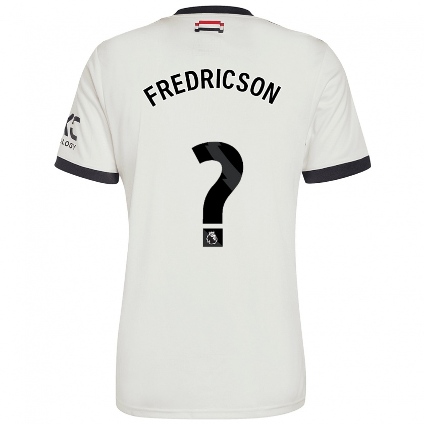 Kandiny Hombre Camiseta Tyler Fredricson #0 Blanquecino Equipación Tercera 2024/25 La Camisa México