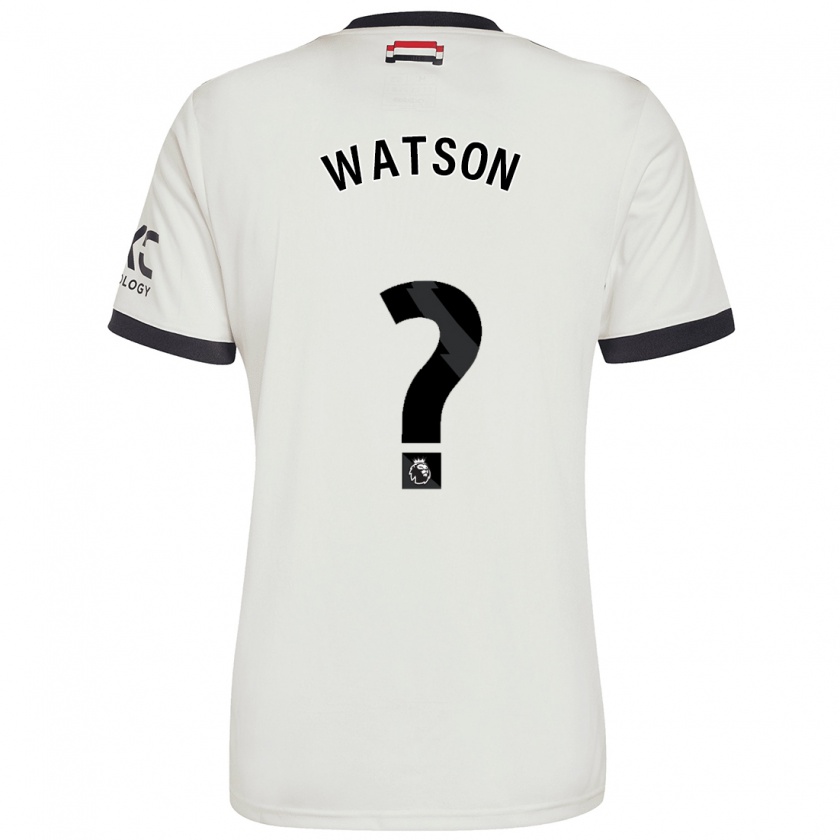 Kandiny Heren Jacob Watson #0 Gebroken Wit Thuisshirt Derde Tenue 2024/25 T-Shirt