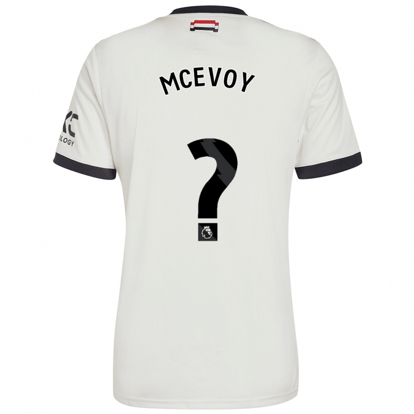 Kandiny Hombre Camiseta Jay Mcevoy #0 Blanquecino Equipación Tercera 2024/25 La Camisa México