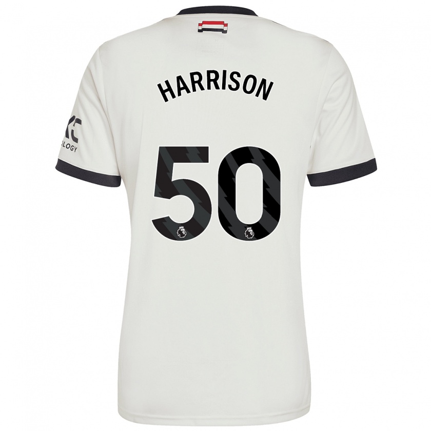 Kandiny Hombre Camiseta Elyh Harrison #50 Blanquecino Equipación Tercera 2024/25 La Camisa México