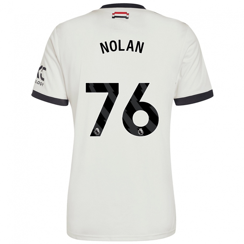 Kandiny Heren James Nolan #76 Gebroken Wit Thuisshirt Derde Tenue 2024/25 T-Shirt