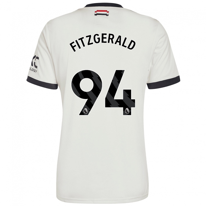 Kandiny Herren Jayce Fitzgerald #94 Cremeweiß Ausweichtrikot Trikot 2024/25 T-Shirt Österreich