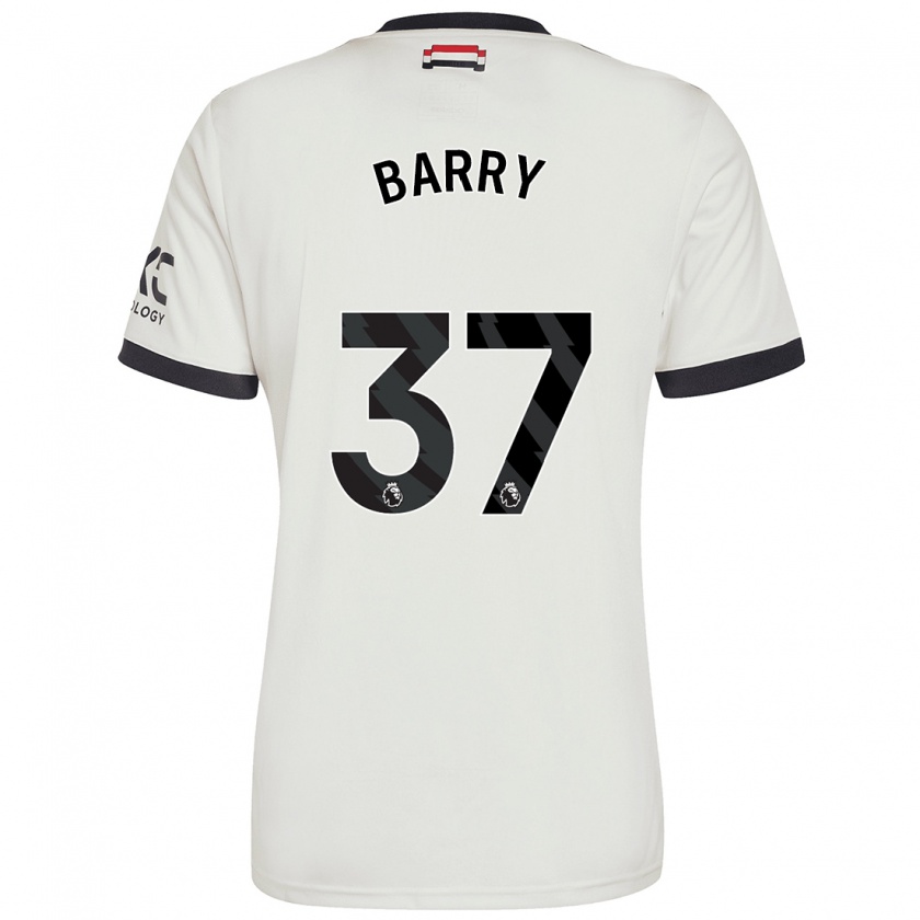 Kandiny Uomo Maglia Keira Barry #37 Bianco Sporco Kit Gara Third 2024/25 Maglietta