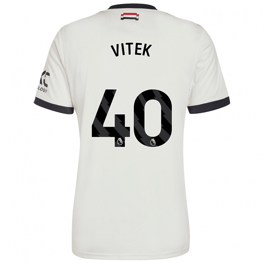 Kandiny Heren Radek Vitek #40 Gebroken Wit Thuisshirt Derde Tenue 2024/25 T-Shirt