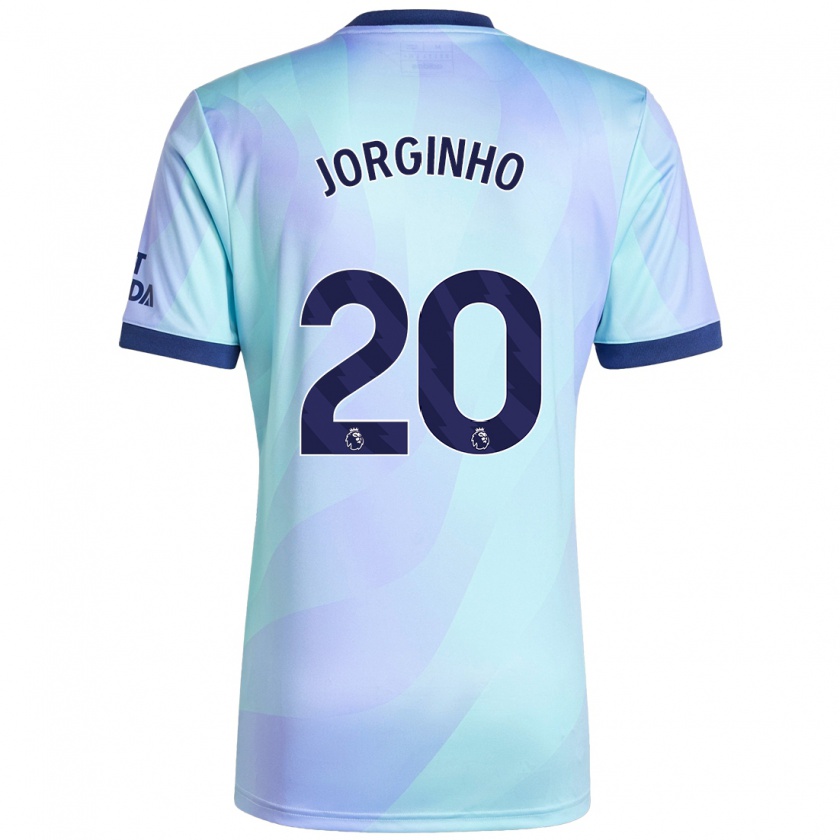 Kandiny Heren Jorginho #20 Aqua Thuisshirt Derde Tenue 2024/25 T-Shirt