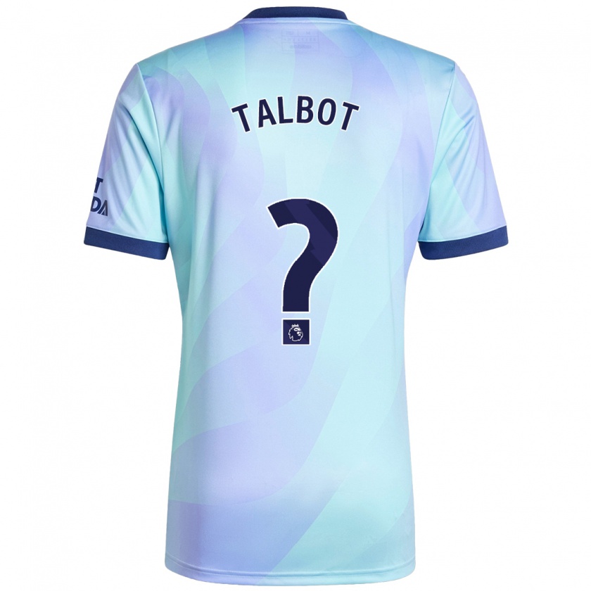 Kandiny Hombre Camiseta Jack Talbot #0 Agua Equipación Tercera 2024/25 La Camisa México