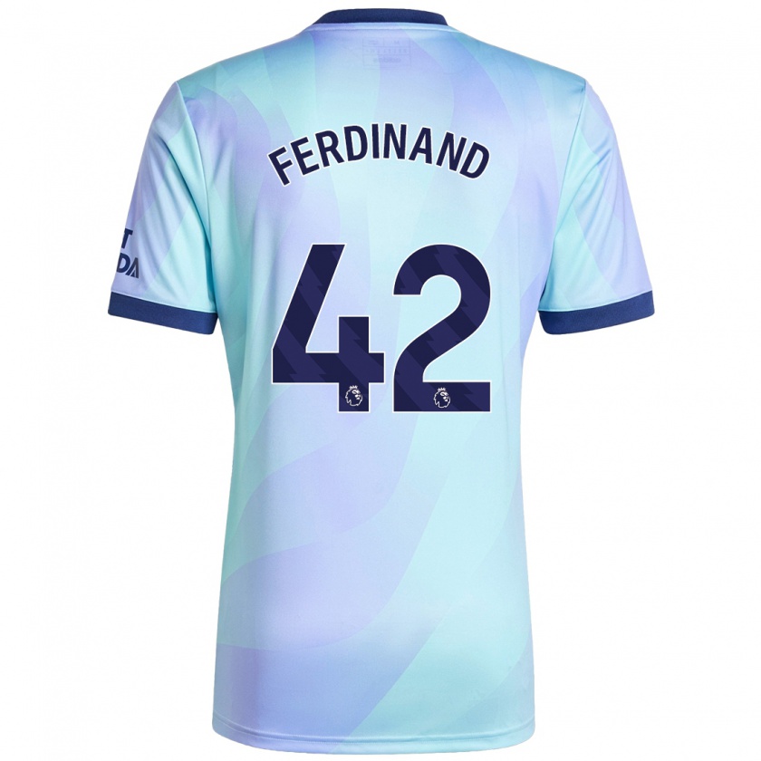 Kandiny Heren Seb Ferdinand #42 Aqua Thuisshirt Derde Tenue 2024/25 T-Shirt