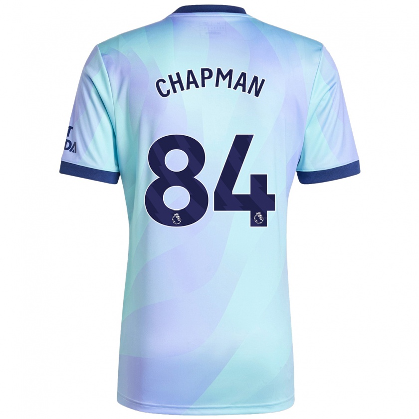 Kandiny Heren Samuel Chapman #84 Aqua Thuisshirt Derde Tenue 2024/25 T-Shirt België