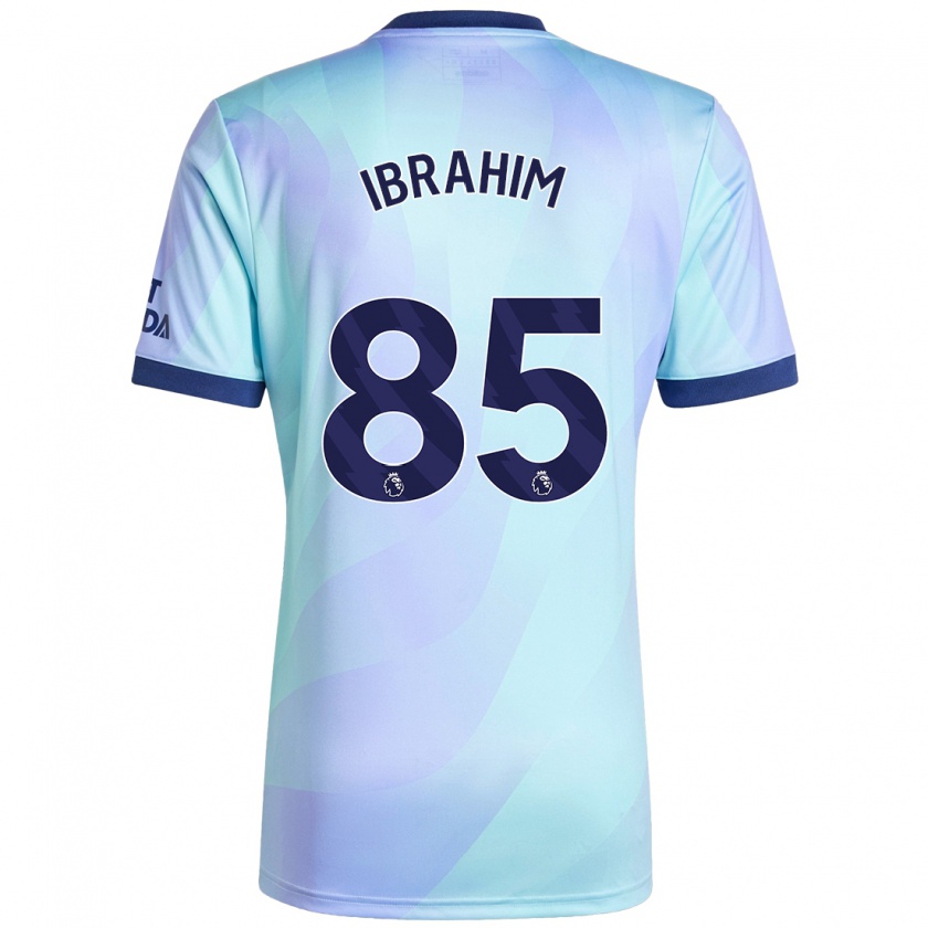 Kandiny Heren Ife Ibrahim #85 Aqua Thuisshirt Derde Tenue 2024/25 T-Shirt