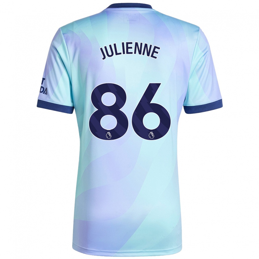 Kandiny Heren Theo Julienne #86 Aqua Thuisshirt Derde Tenue 2024/25 T-Shirt