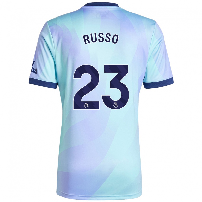 Kandiny Hombre Camiseta Alessia Russo #23 Agua Equipación Tercera 2024/25 La Camisa México