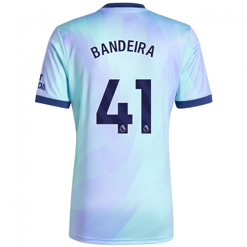 Kandiny Uomo Maglia Mauro Bandeira #41 Acquamarina Kit Gara Third 2024/25 Maglietta