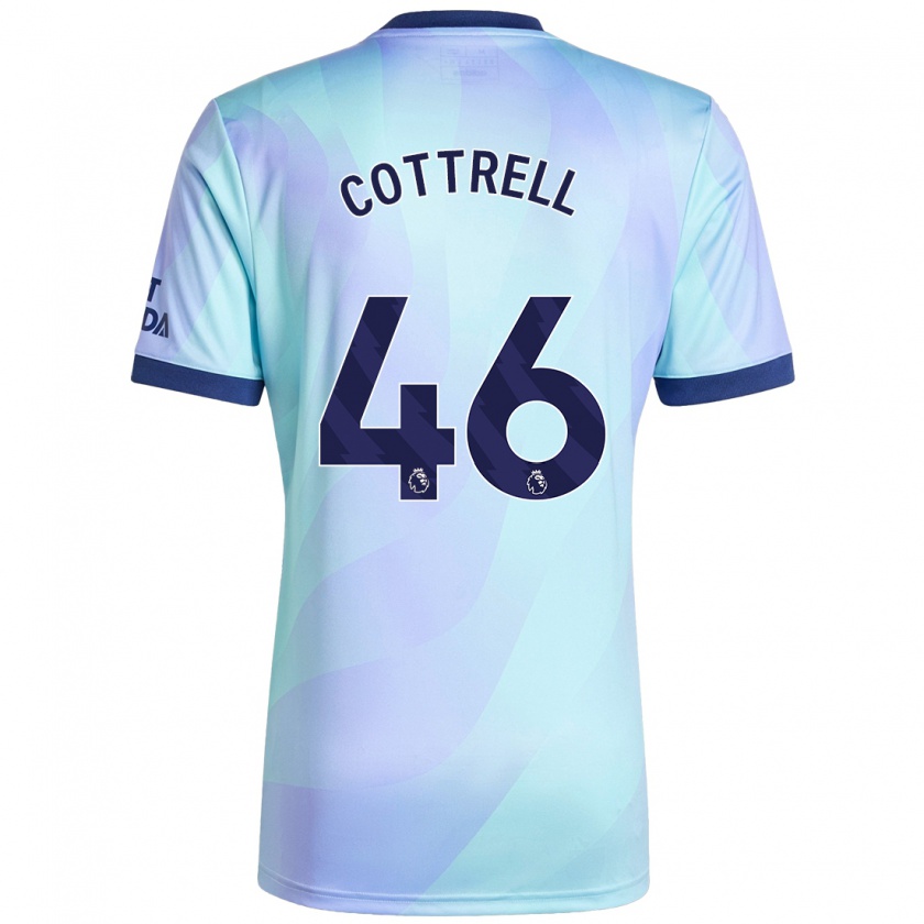 Kandiny Heren Ben Cottrell #46 Aqua Thuisshirt Derde Tenue 2024/25 T-Shirt