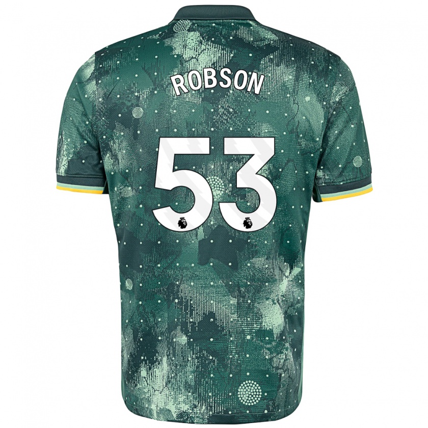 Kandiny Heren Max Robson #53 Muntgroen Thuisshirt Derde Tenue 2024/25 T-Shirt