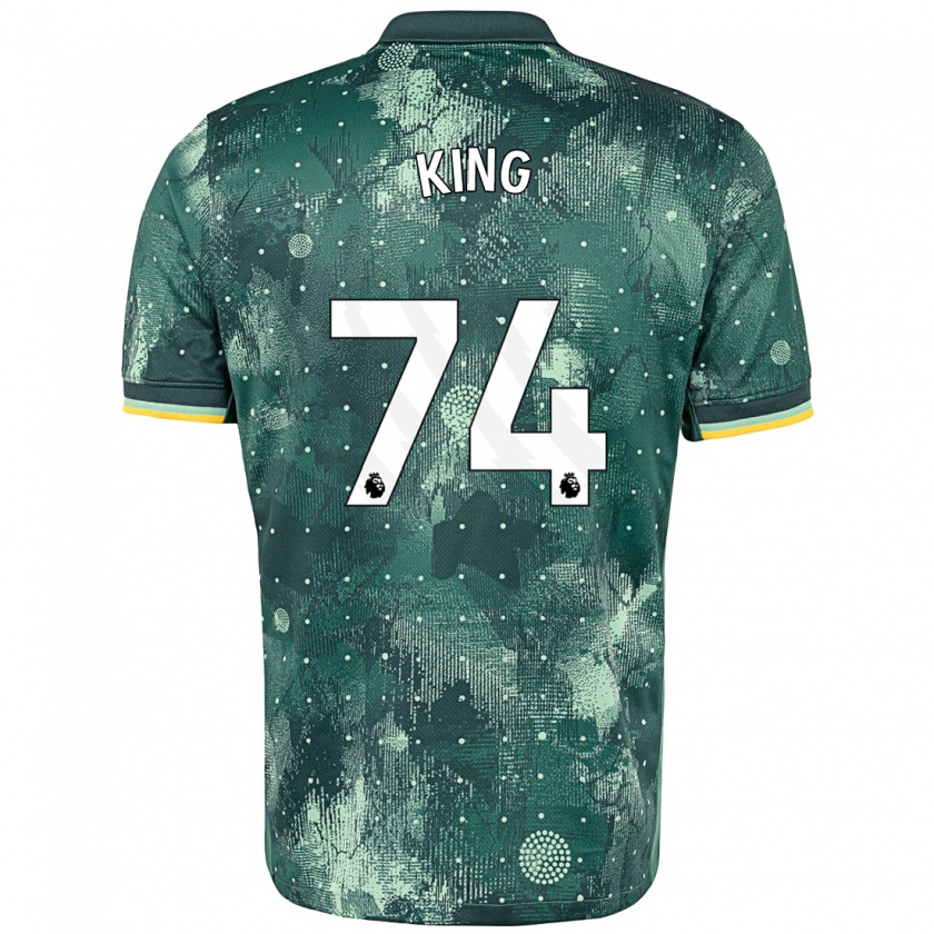 Kandiny Uomo Maglia Maeson King #74 Verde Menta Kit Gara Third 2024/25 Maglietta