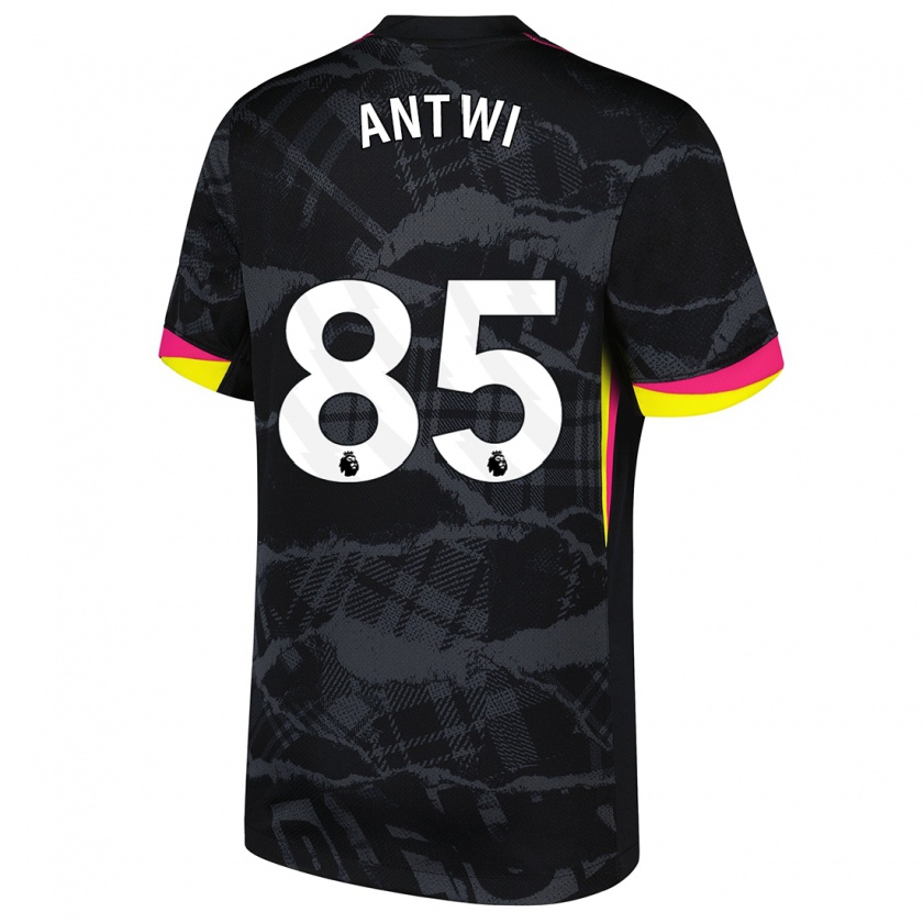 Kandiny Heren Genesis Antwi #85 Zwartroze Thuisshirt Derde Tenue 2024/25 T-Shirt