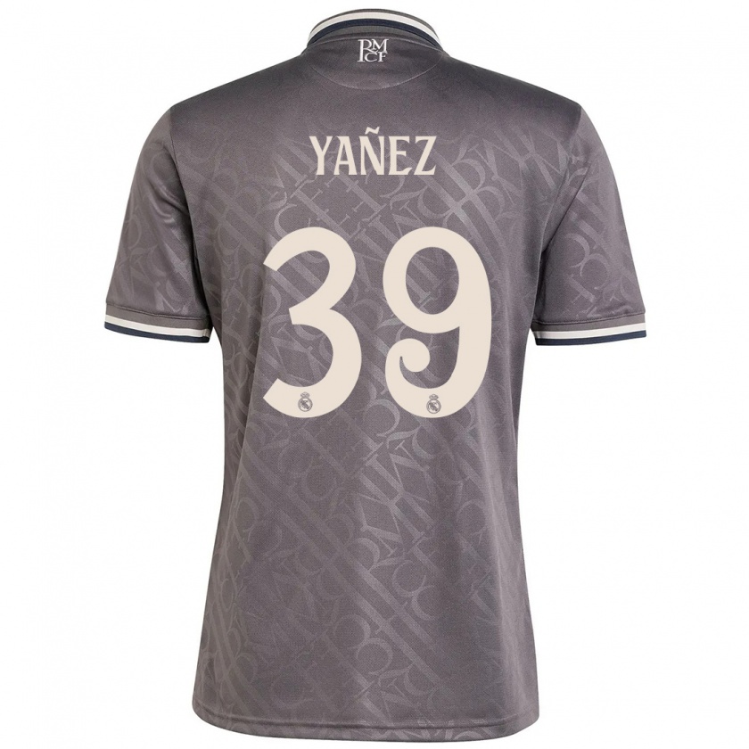 Kandiny Heren Daniel Yañez #39 Houtskool Thuisshirt Derde Tenue 2024/25 T-Shirt