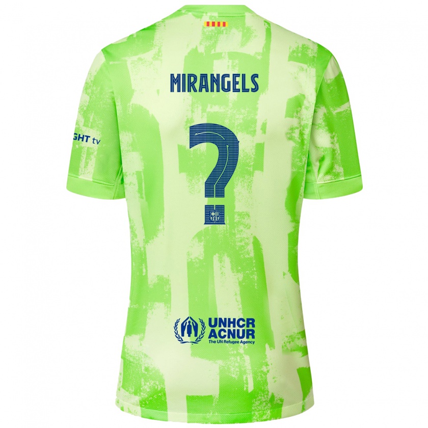 Kandiny Hombre Camiseta Xavi Miràngels #0 Lima Equipación Tercera 2024/25 La Camisa