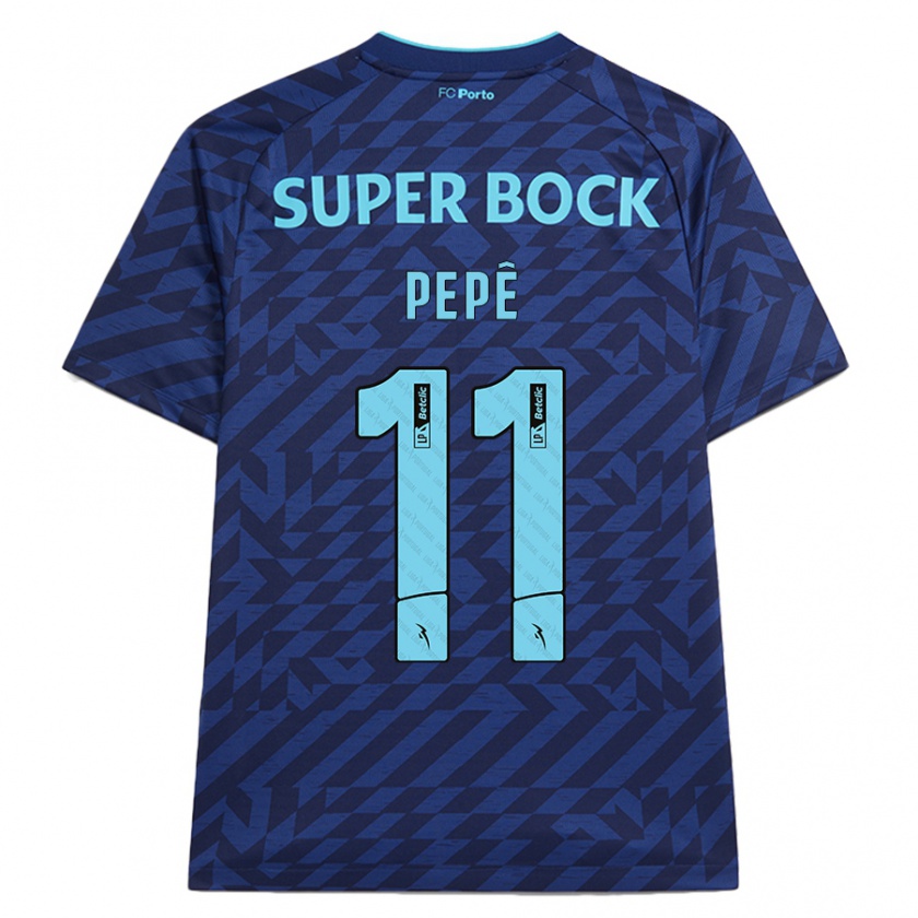 Kandiny Homem Camisola Pepê #11 Azul-Marinho Terceiro 2024/25 Camisa Brasil