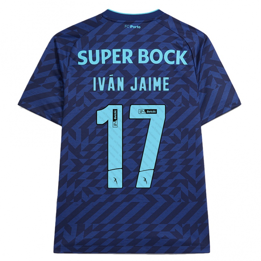 Kandiny Heren Iván Jaime #17 Marineblauw Thuisshirt Derde Tenue 2024/25 T-Shirt België