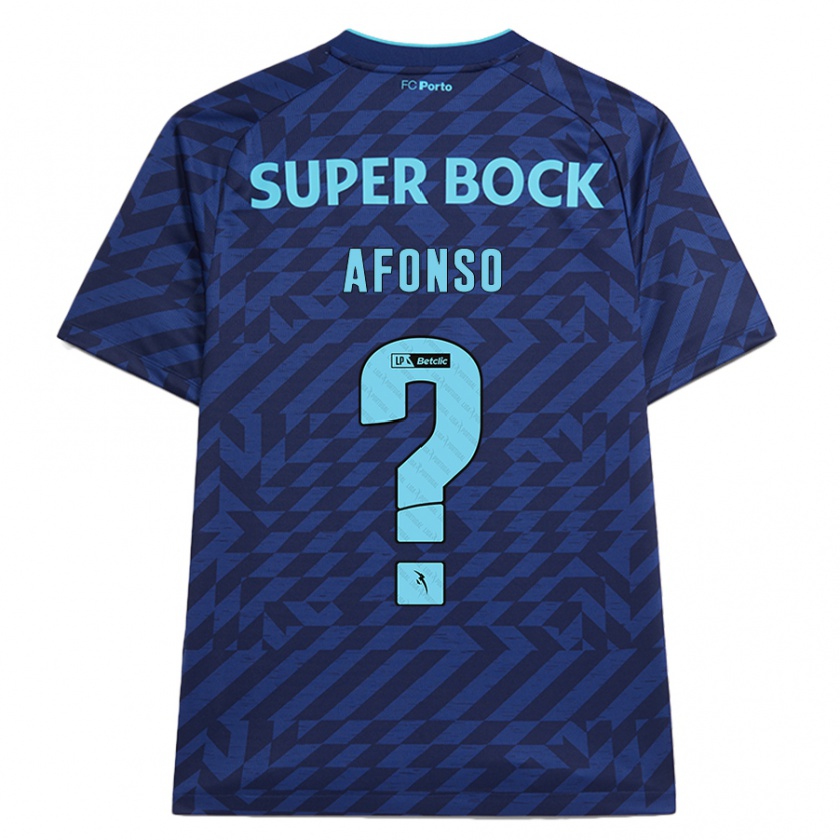 Kandiny Herren Zé Afonso #0 Marineblau Ausweichtrikot Trikot 2024/25 T-Shirt Österreich