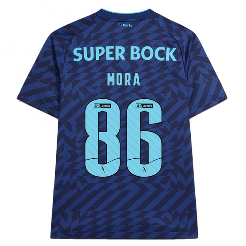 Kandiny Heren Rodrigo Mora #86 Marineblauw Thuisshirt Derde Tenue 2024/25 T-Shirt