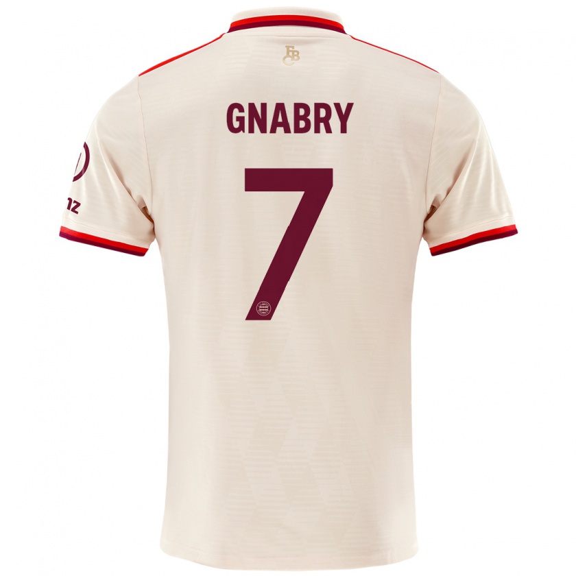 Kandiny Herren Serge Gnabry #7 Leinen Ausweichtrikot Trikot 2024/25 T-Shirt Österreich