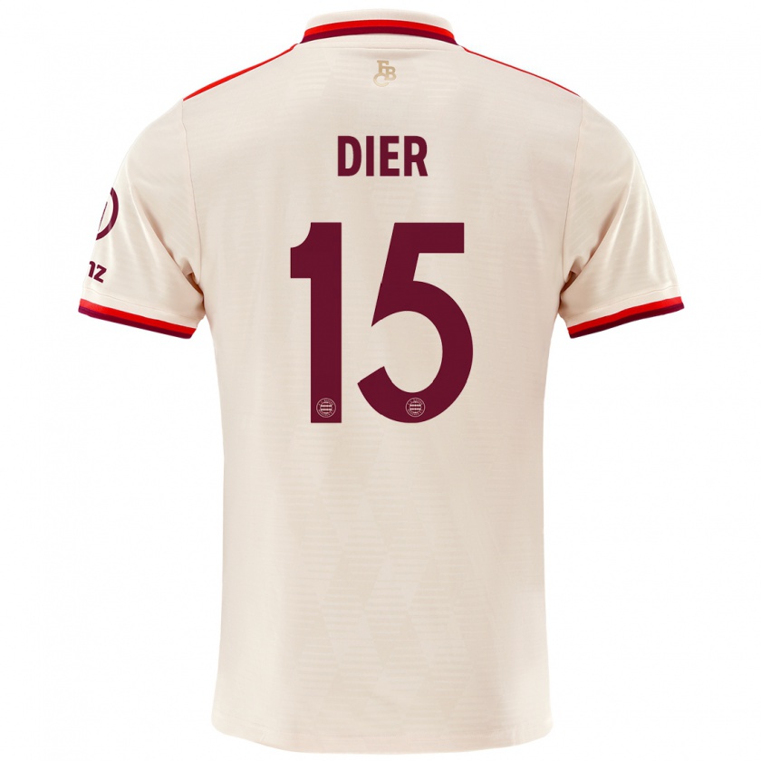 Kandiny Heren Eric Dier #15 Linen Thuisshirt Derde Tenue 2024/25 T-Shirt