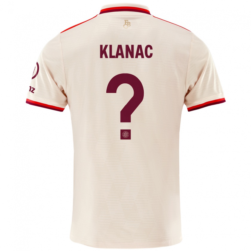 Kandiny Herren Leon Klanac #0 Leinen Ausweichtrikot Trikot 2024/25 T-Shirt Österreich