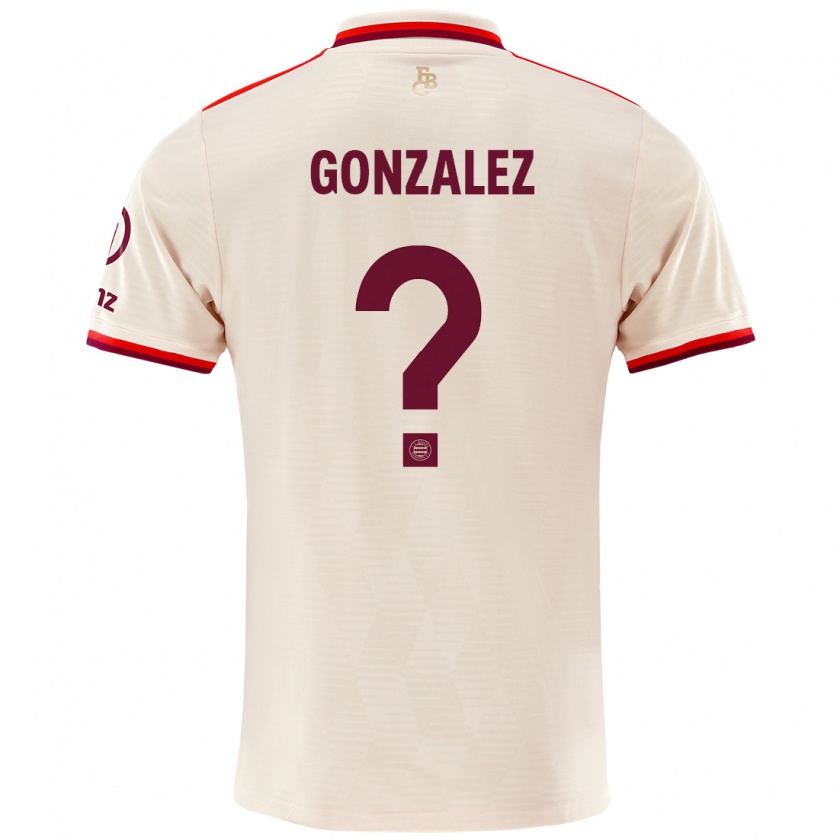 Kandiny Herren Gabriel Gonzalez #0 Leinen Ausweichtrikot Trikot 2024/25 T-Shirt Österreich