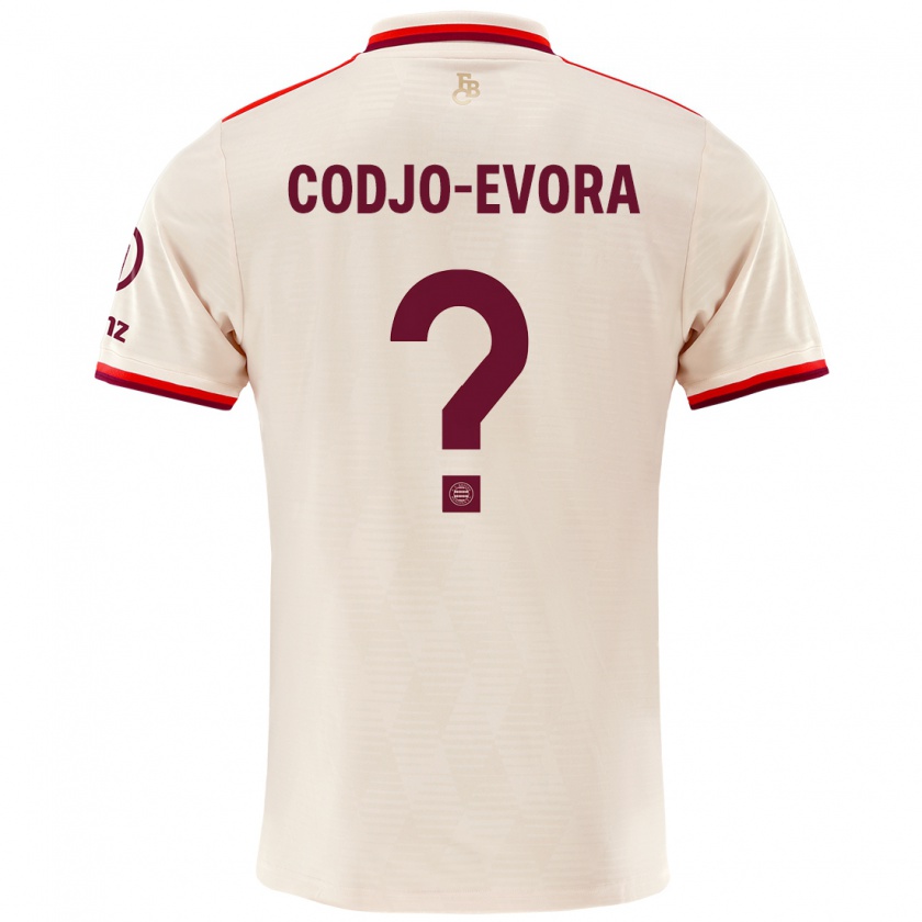 Kandiny Hombre Camiseta Noah Codjo-Evora #0 Lino Equipación Tercera 2024/25 La Camisa