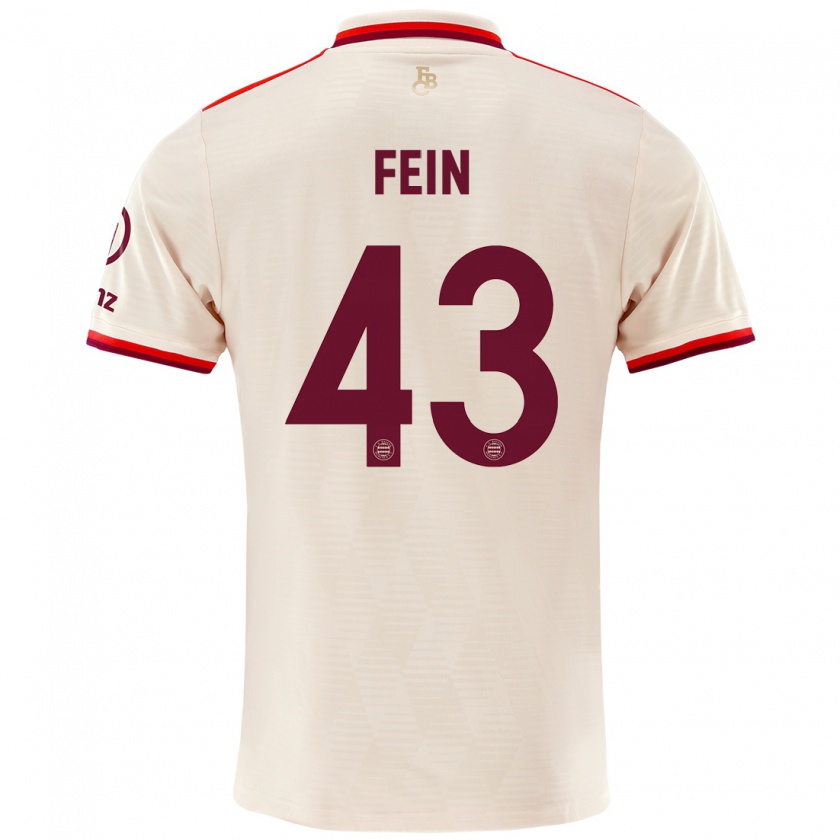 Kandiny Hombre Camiseta Adrian Fein #43 Lino Equipación Tercera 2024/25 La Camisa