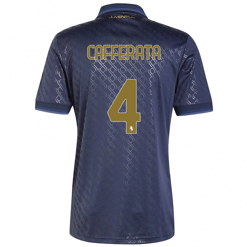 Kandiny Herren Federica Cafferata #4 Marineblau Ausweichtrikot Trikot 2024/25 T-Shirt Österreich