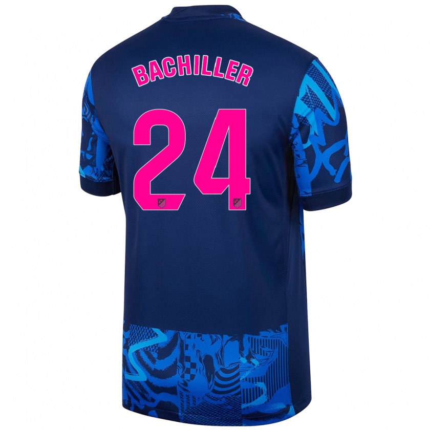 Kandiny Heren Iker Bachiller #24 Koningsblauw Thuisshirt Derde Tenue 2024/25 T-Shirt