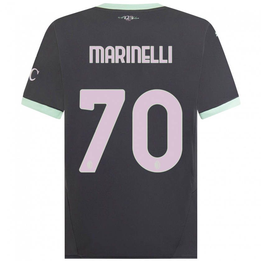 Kandiny Heren Gloria Marinelli #70 Grijs Thuisshirt Derde Tenue 2024/25 T-Shirt