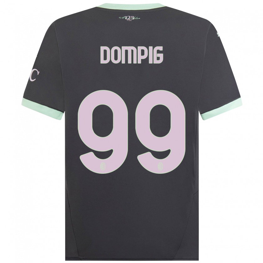 KandinyメンズChanté Dompig#99グレーサードユニフォームシャツ2024/25ジャージーユニフォーム