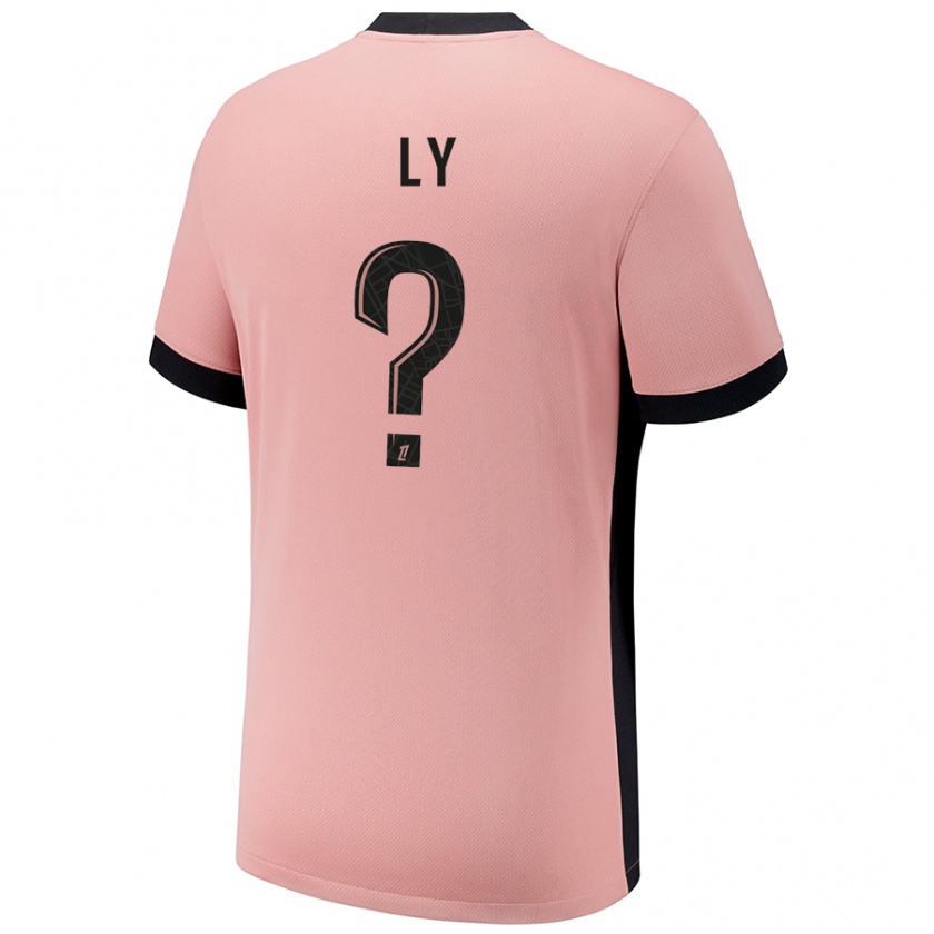 Kandiny Hombre Camiseta Elijah Ly #0 Rosa Óxido Equipación Tercera 2024/25 La Camisa México