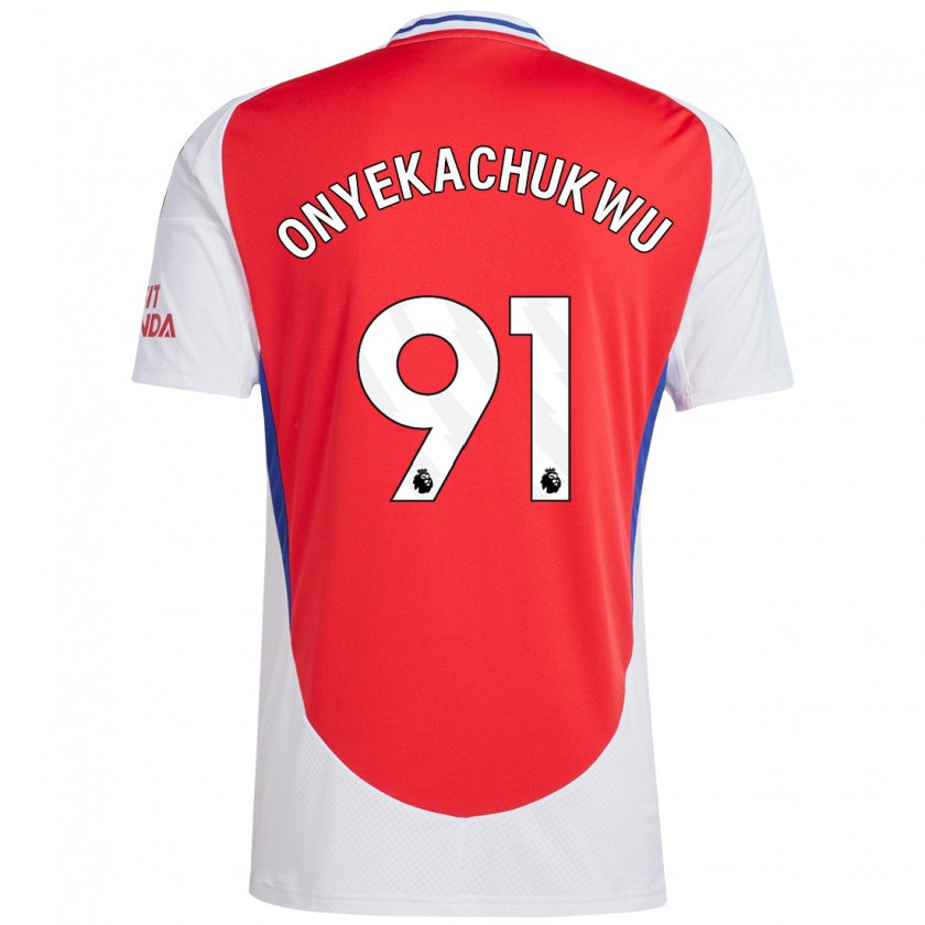 KandinyレディースSamuel Onyekachukwu#91赤 白ホームシャツ2024/25ジャージーユニフォーム