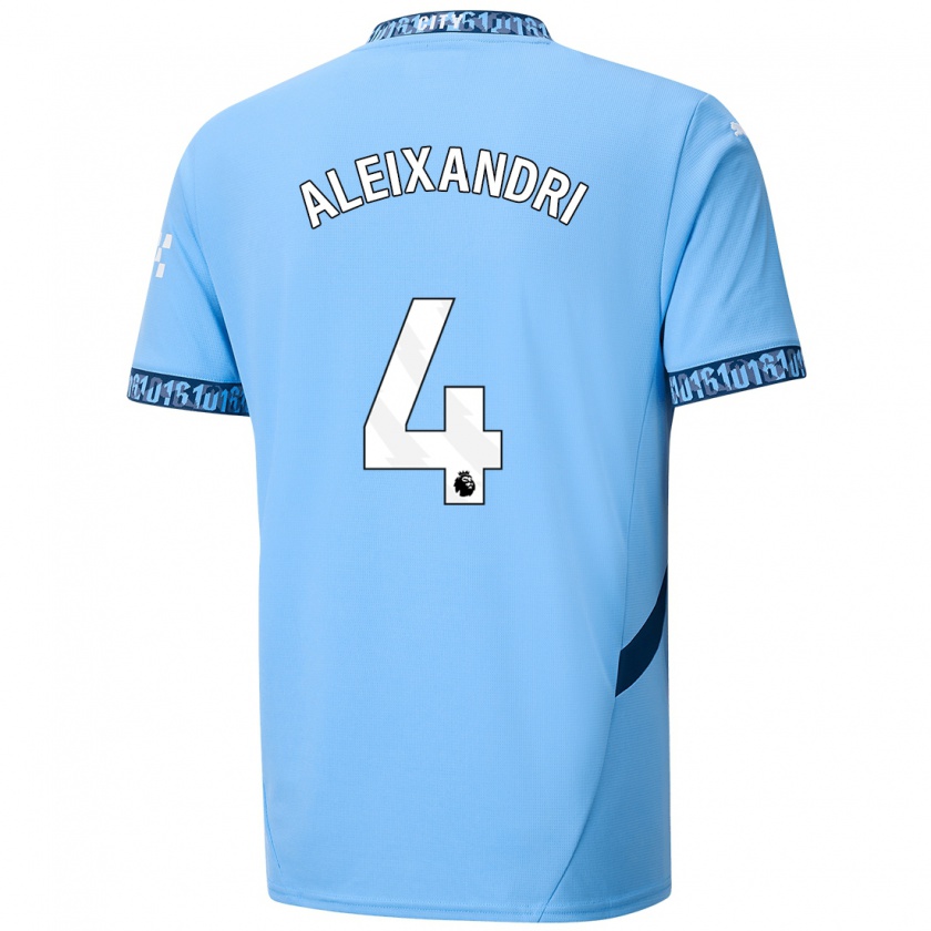 Kandiny Mujer Camiseta Laia Aleixandri #4 Azul Marino 1ª Equipación 2024/25 La Camisa