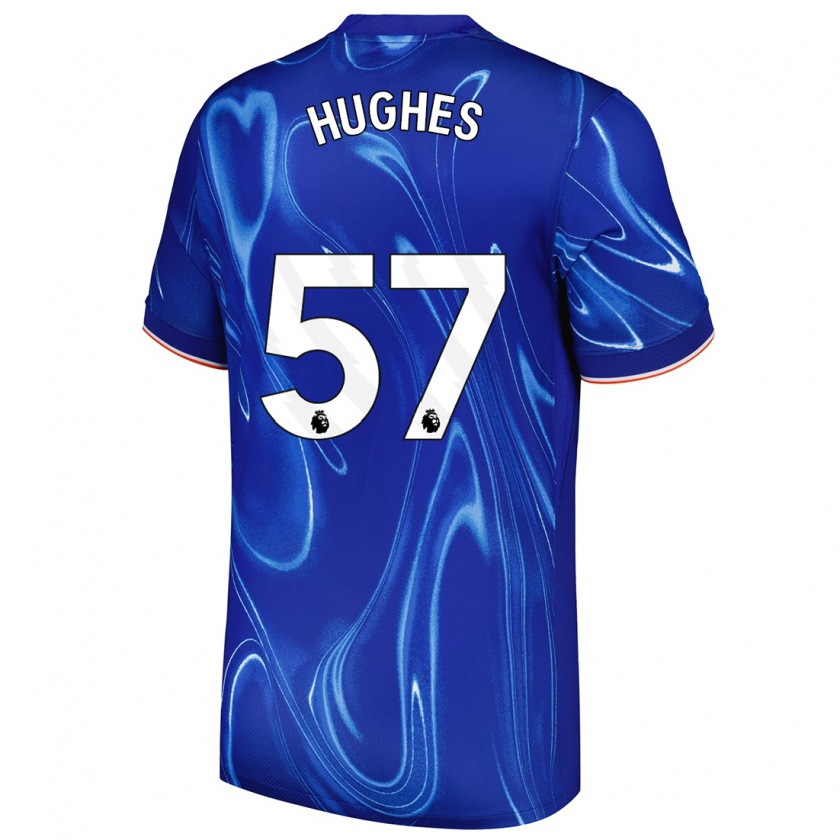 Kandiny Donna Maglia Brodi Hughes #57 Blu Bianco Kit Gara Home 2024/25 Maglietta