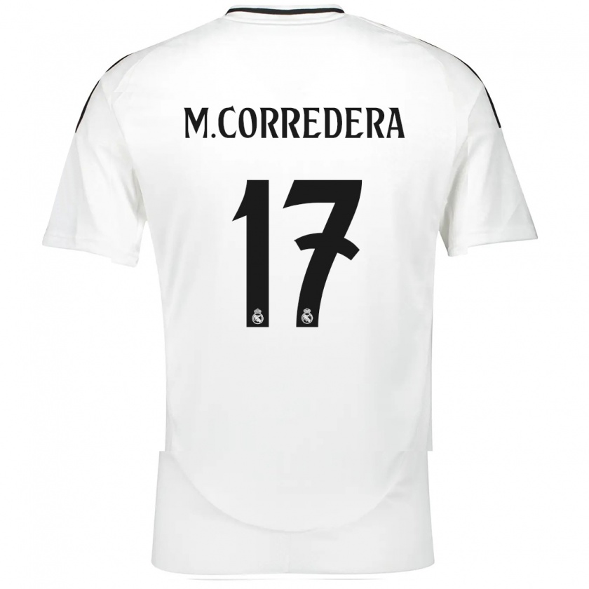 Kandiny Donna Maglia Marta Corredera #17 Bianco Kit Gara Home 2024/25 Maglietta