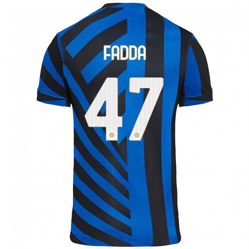 Kandiny Mujer Camiseta Paola Fadda #47 Azul Negro 1ª Equipación 2024/25 La Camisa México