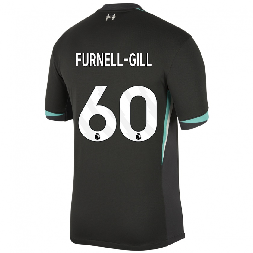 Kandiny Damen Luca Furnell-Gill #60 Schwarz Anthrazitweiß Auswärtstrikot Trikot 2024/25 T-Shirt Österreich