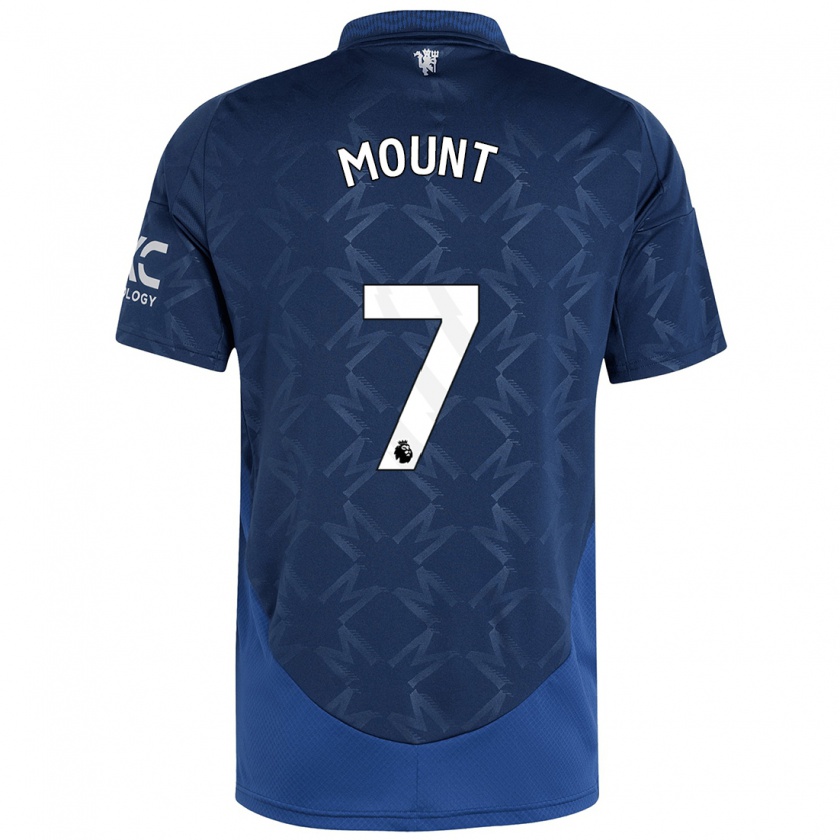 Kandiny Mujer Camiseta Mason Mount #7 Índigo 2ª Equipación 2024/25 La Camisa México